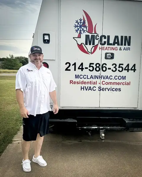 Keith McClain, owner of McClain Heating & Air, is ready to serve his customers with integrity.